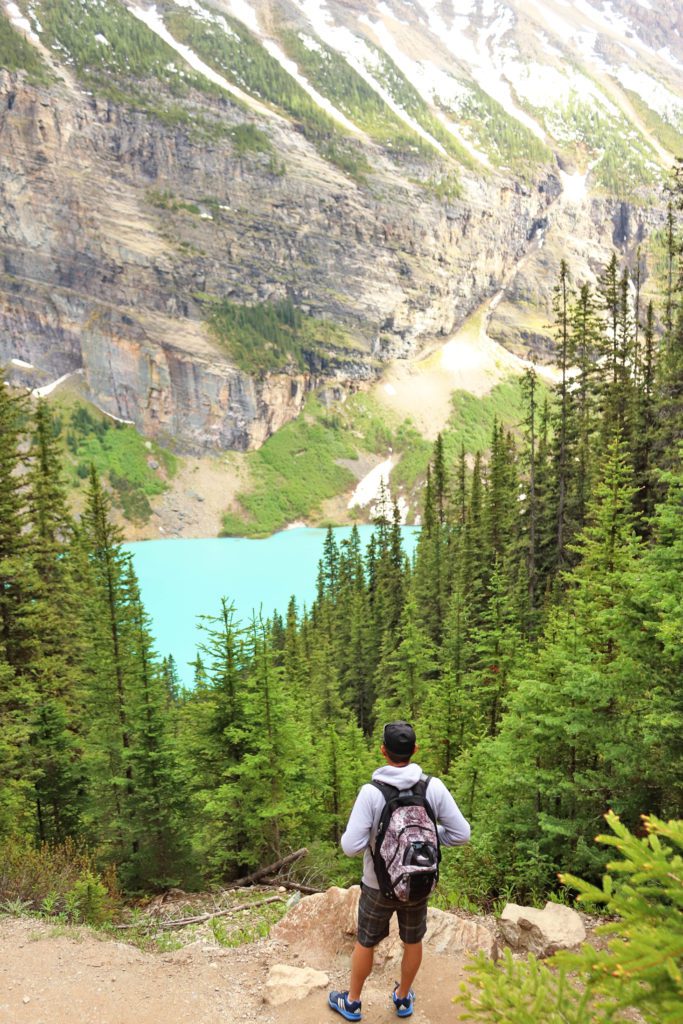 Banff Photography Guide: 15 Amazing Spots to take Photos in Banff | Lake Agnes Tea House hike #banff #canada #simplywander #lakelagnesteahouse