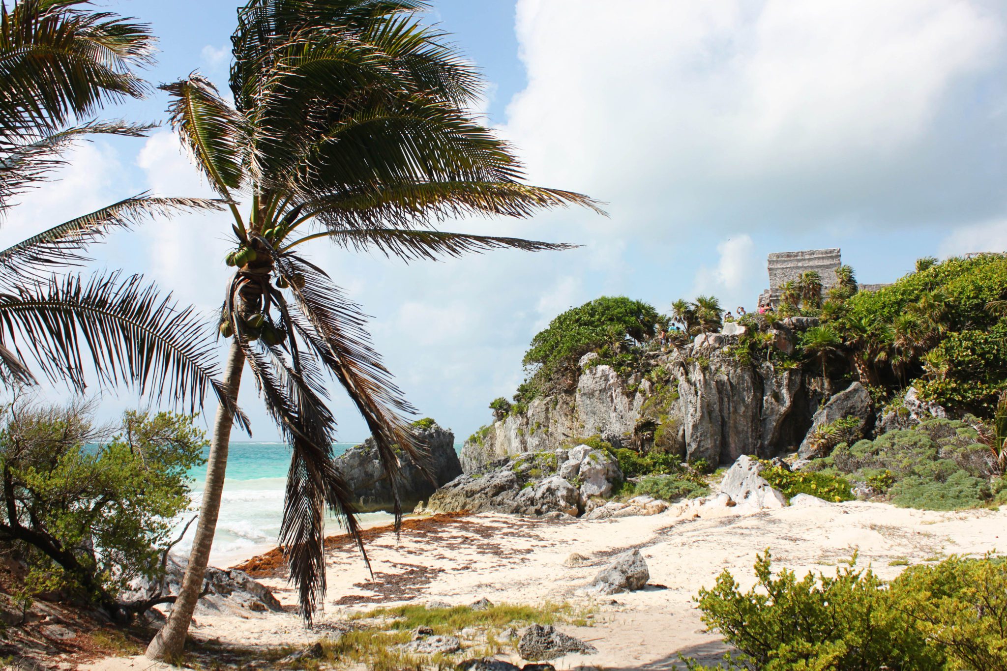 The seaside ruins of Tulum are one of the most photographed sites in Mexico- Top 7 Playa del Carmen activities #playadelcarmen #mexico #tulum