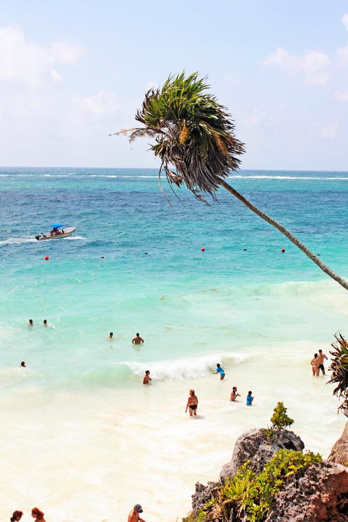 Paradise Beach in Tulum is one of the most beautiful beaches in the Riviera Maya- Top 7 Playa del Carmen activities #playadelcarmen #mexico #tulum