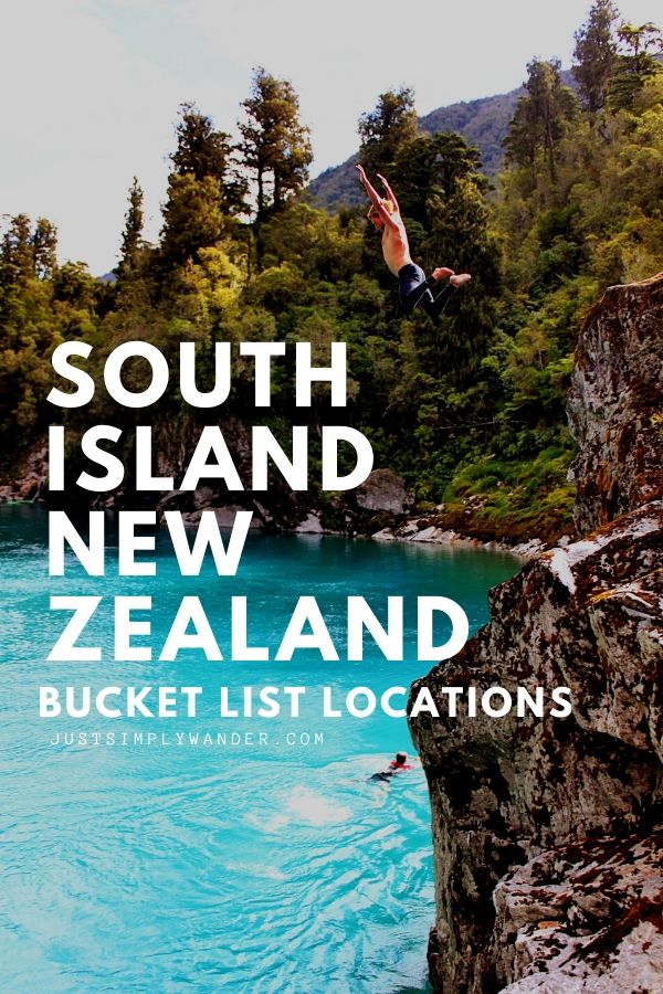 South Island New Zealand Bucket list locations