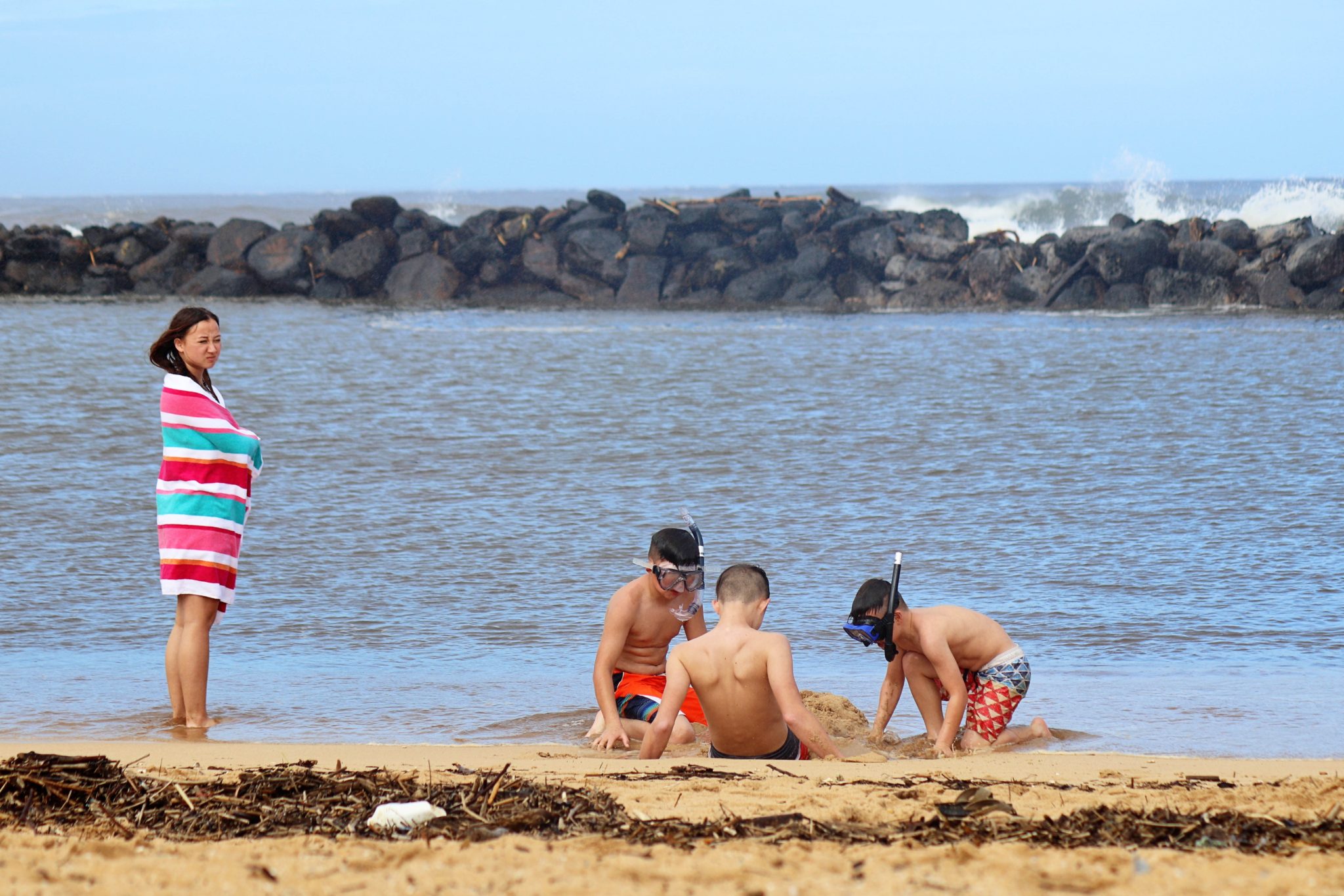 Lydgate Park Beach is one of the best beaches for kids in Kauai- Top things to do in Kauai #kauai #hawaii #lydgatepark