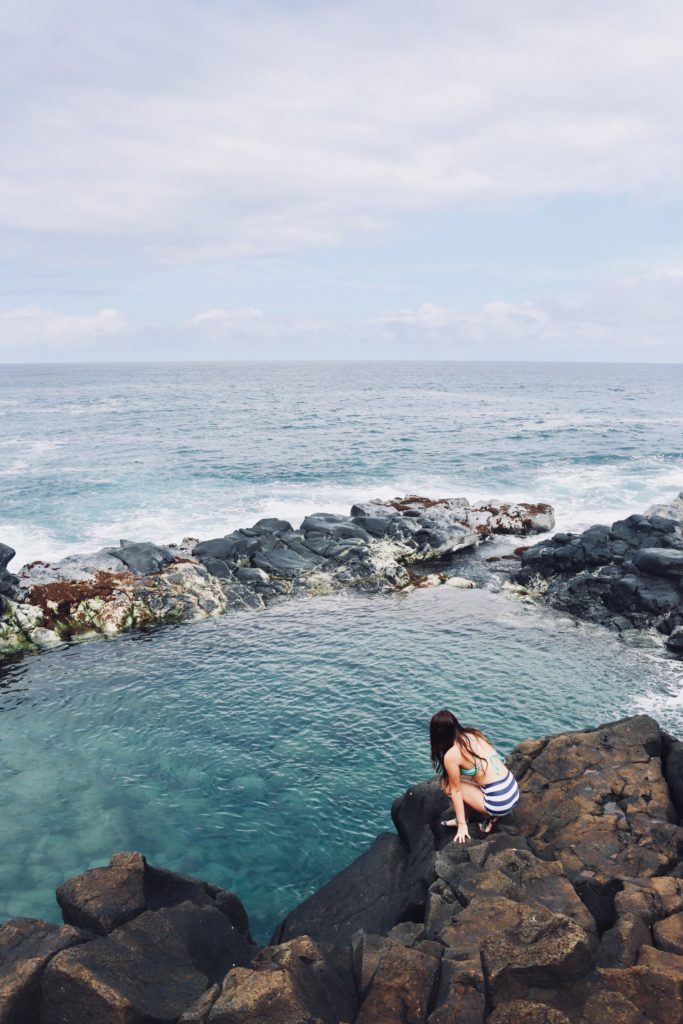 Tips for visiting Kauai's Queens Bath | Top things to do in Kauai #kauai #hawaii #simplywander #queensbath