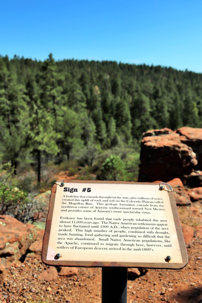 Mogollon Rim Interpretive Trail | A local's guide to Pinetop Arizona | Best Things to do in Pinetop #pinetop #arizona #mogollonriminterpretivetrail