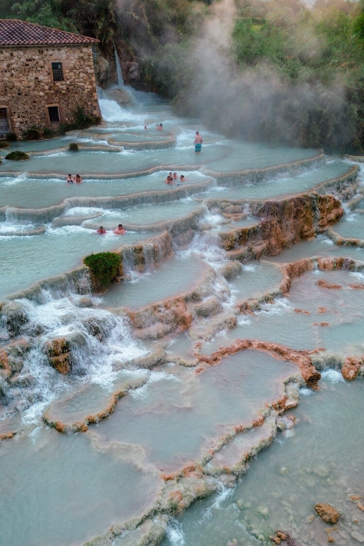 Cascate del Mulino Thermal Springs, Saturnia, Italy