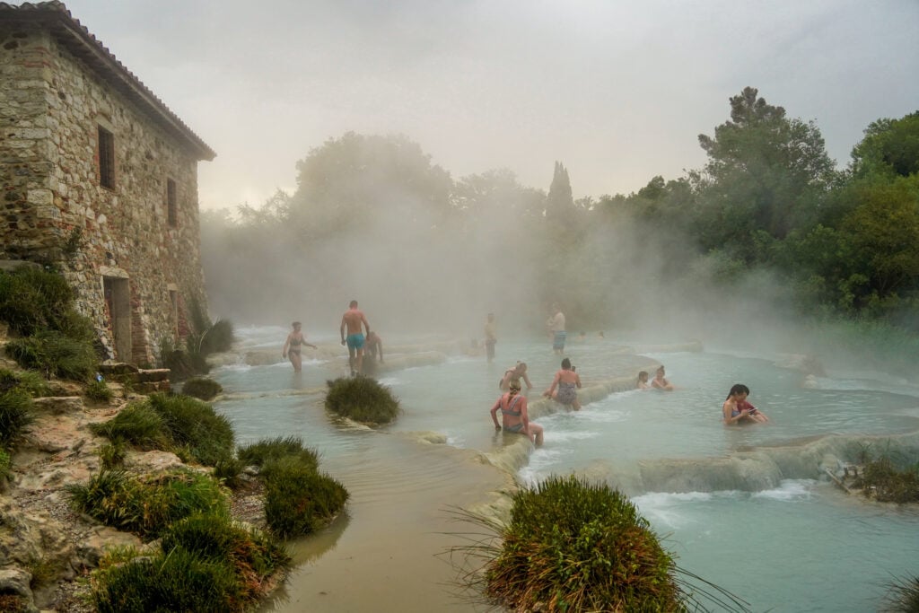 Cascate del Mulino Thermal Springs, Saturnia, Italy