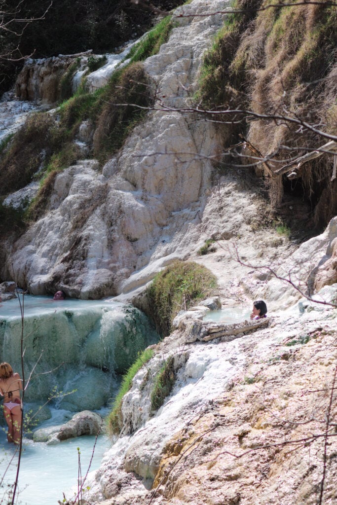 Fosso Bianco hot springs, Tuscany, Italy