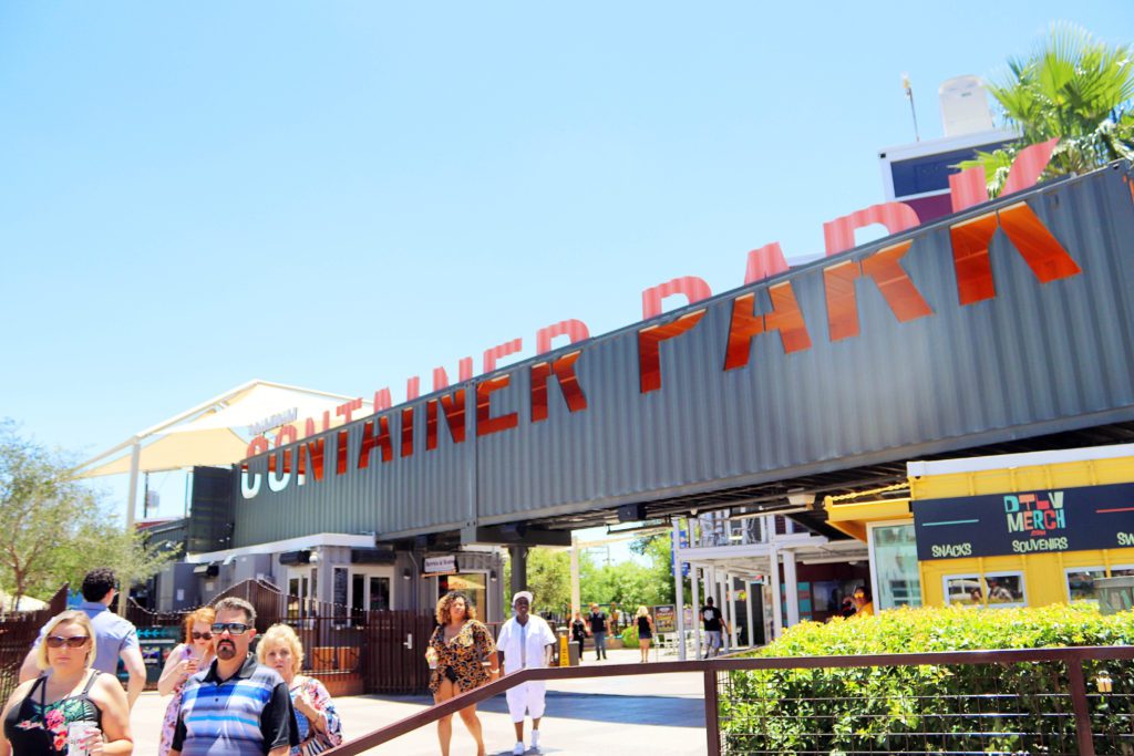 Best things to do off the Vegas Strip with kids | Container Park #simplywander #lasvegas #containerpark