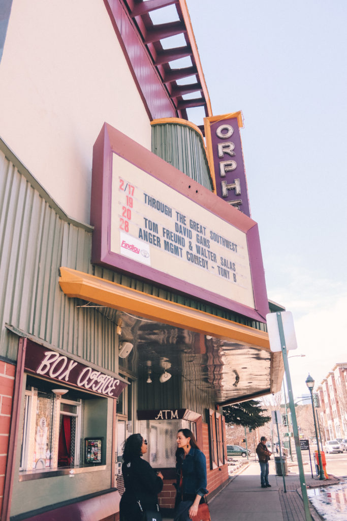 A haunted walking tour of Historic Downtown Flagstaff Arizona | Orpheum Theater #simplywander #historicdowntown #flagstaff #arizona #orpheumtheater