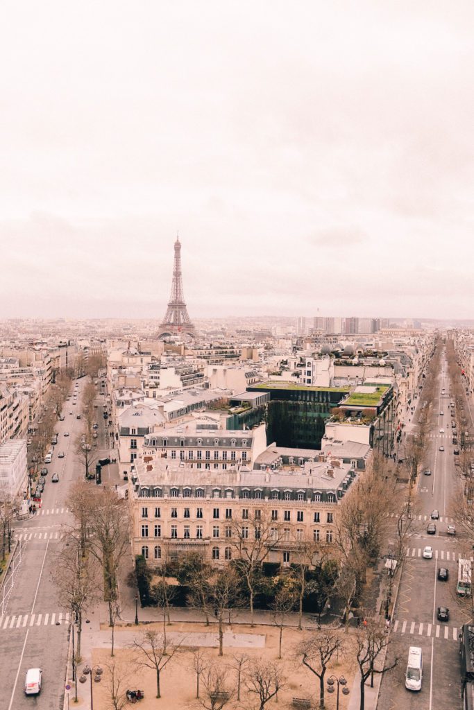 7 Spectacular Places to View the Eiffel Tower | Arc de Triomphe viewing platform #simplywander #paris #france #eiffeltower #arcdetriomphe
