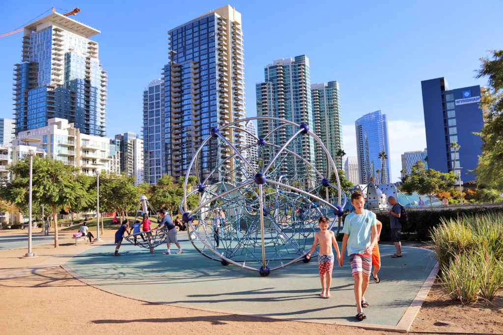 72 Hours in Downtown San Diego with Kids | Waterfront Park #simplywander #sandiego #california #waterfrontpark