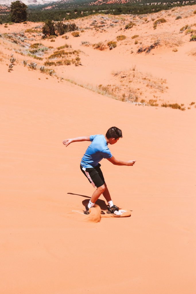 Kanab's Peek-a-boo Slot Canyon ATV Tour | Sandboarding on the dunes #simplywander #kanab #sandboarding