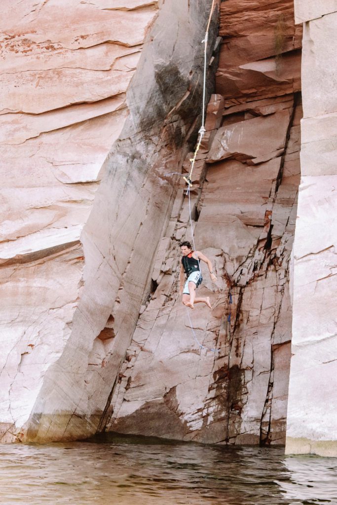 9 Secret Spots at Lake Powell | Antelope Canyon rope swing #simplywander #lakepowell #utah #arizona #antelopecanyon #ropeswing