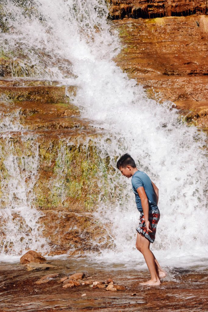 Toquerville Falls: One of Utah's Best Swimming Holes #simplywander #toquervillefalls #utah