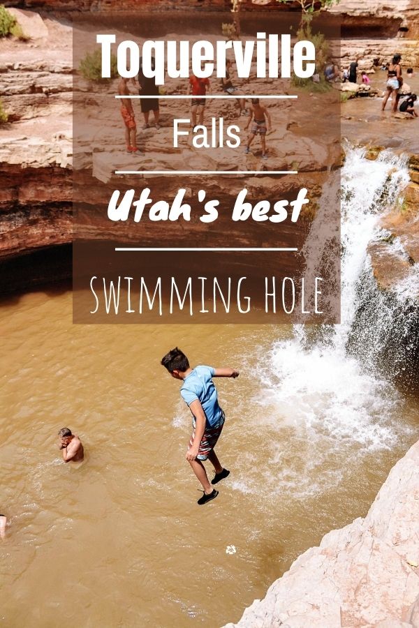 Toquerville Falls: One of Utah's Best Swimming Holes #simplywander #toquervillefalls #utah