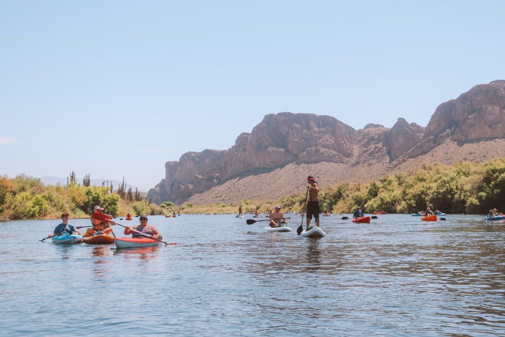 Tips for Salt River Tubing | Saguaro Lake Guest Ranch Kayak Tour #simplywander #saltrivertubing #arizona