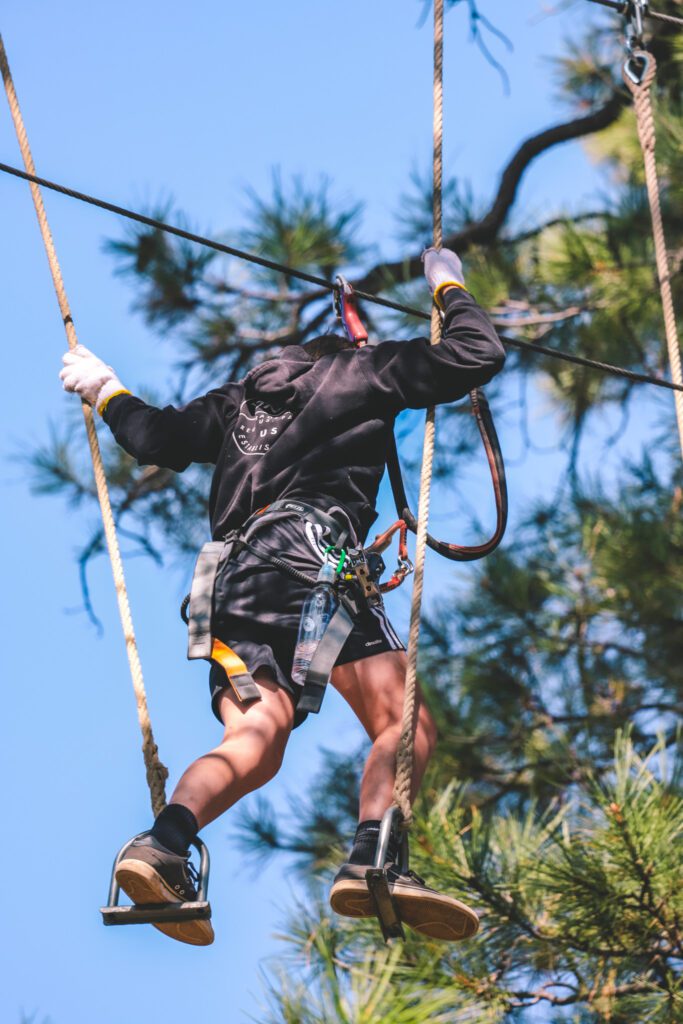 Best Things to do in Flagstaff with Kids | Flagstaff Extreme ropes course #simplywander