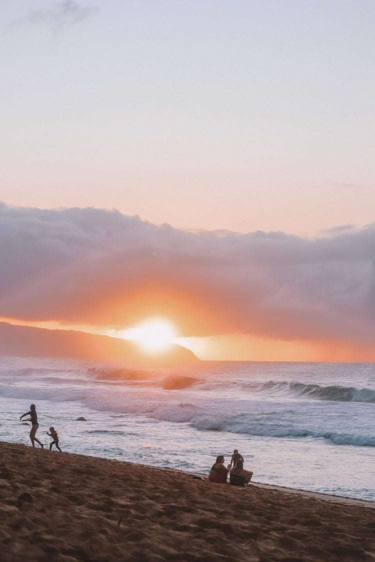 Sunset Beach, Oahu, Hawaii