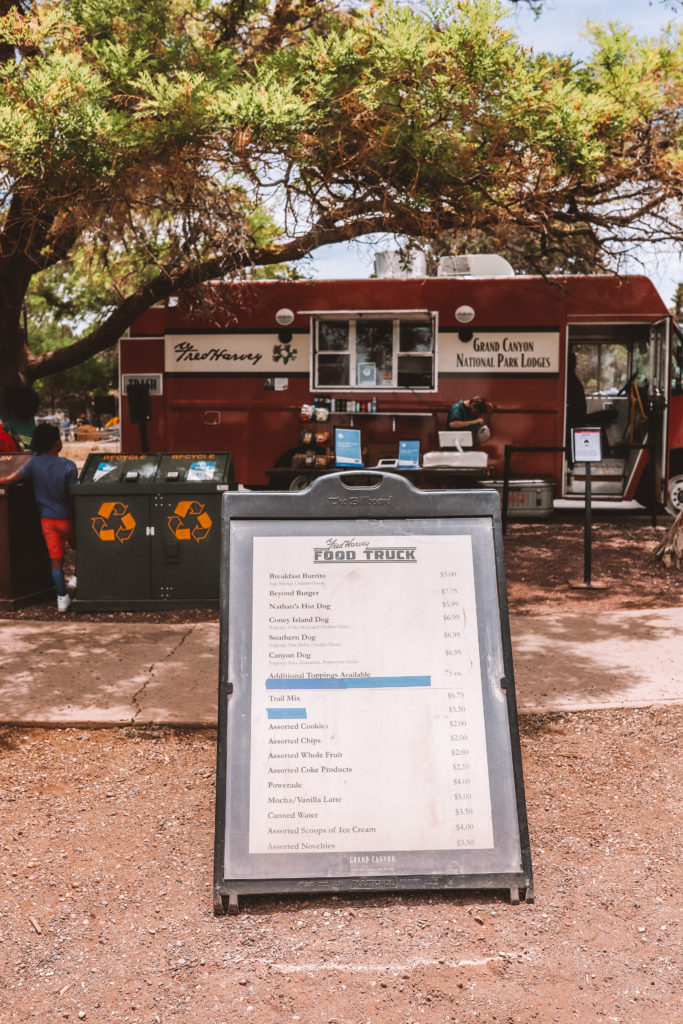 How to Experience the Grand Canyon in One Day | Grand Canyon Village Fred Harvey Food Truck #grandcanyon #arizona #simplywander #grandcanyonvillage