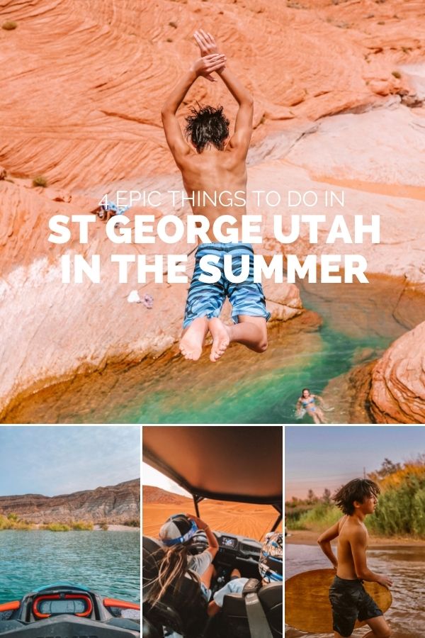 4 Epic Things to do in St George in the Summer | Sand Hollow State Park #simplywander #stgeorge #utah #sandhollow