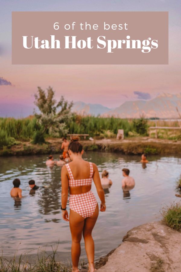 6 of the Best Hot Springs in Utah | Simply Wander #simplywander #utah