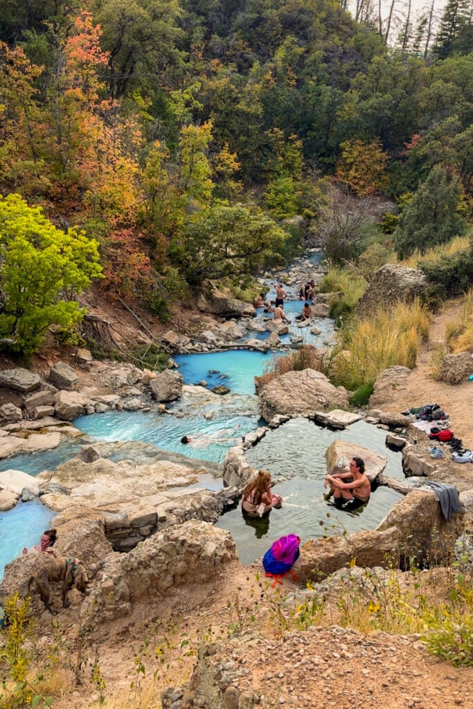 Fifth Water Hot Springs Diamond Fork Canyon, Utah