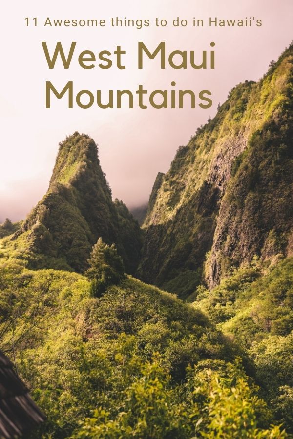11 Awesome Things to do in the West Maui Mountains | Iao Valley State Park #simplywander #maui #westmountains #iaovalley