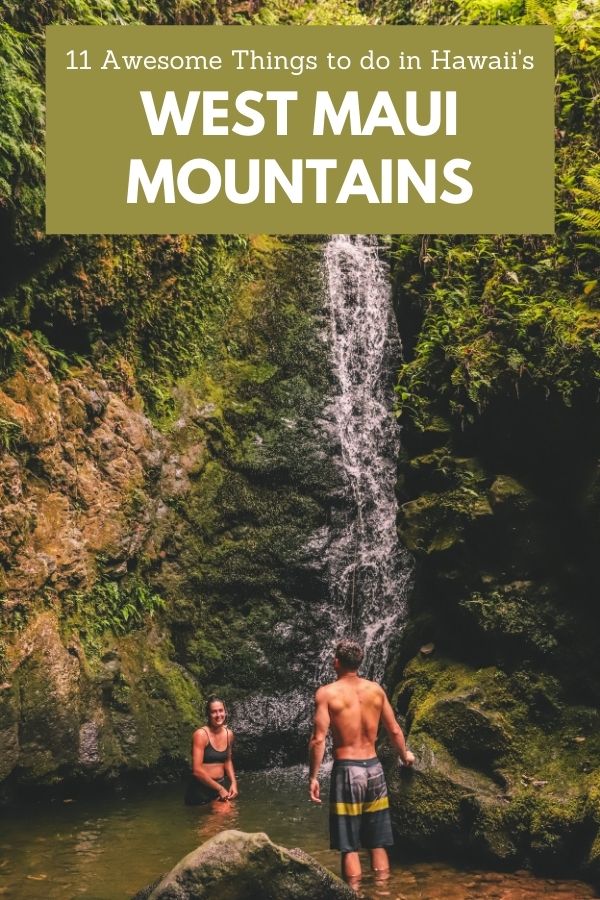 11 Awesome Things to do in the West Maui Mountains | Makamakaole Stream Falls #simplywander #maui #westmountains #Makamakaole