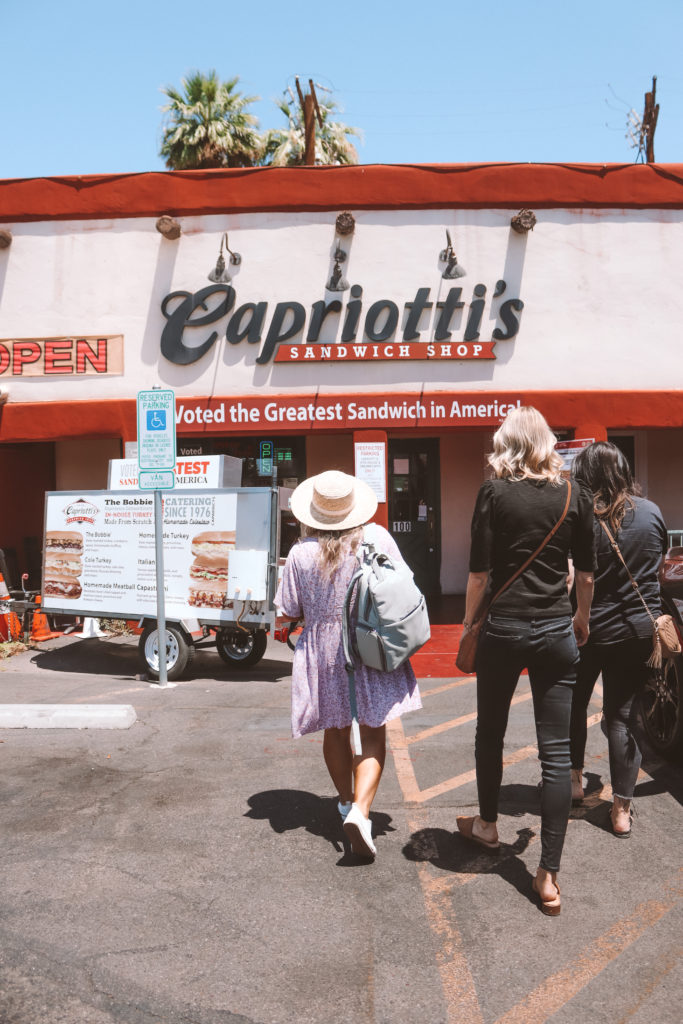 The Best Places to Eat in Scottsdale Arizona | Capriotti's Sandwich Shop #simplywander #scottsdale #arizona #capriottis