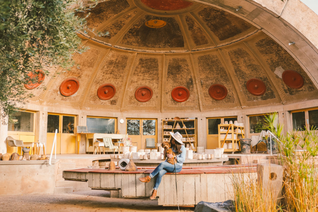 Arcosanti: One of the most unique places to stay in Arizona | The Bell Foundry and Ceramic Apse #arcosanti #arizona #simplywander