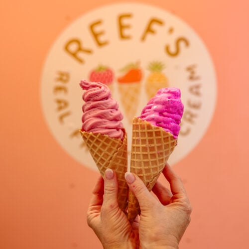 Reef's Real Fruit Ice Cream, Maui, Hawaii