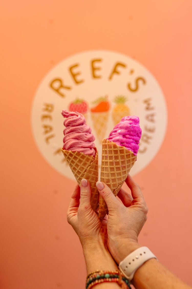 Reef's Real Fruit Ice Cream, Maui, Hawaii