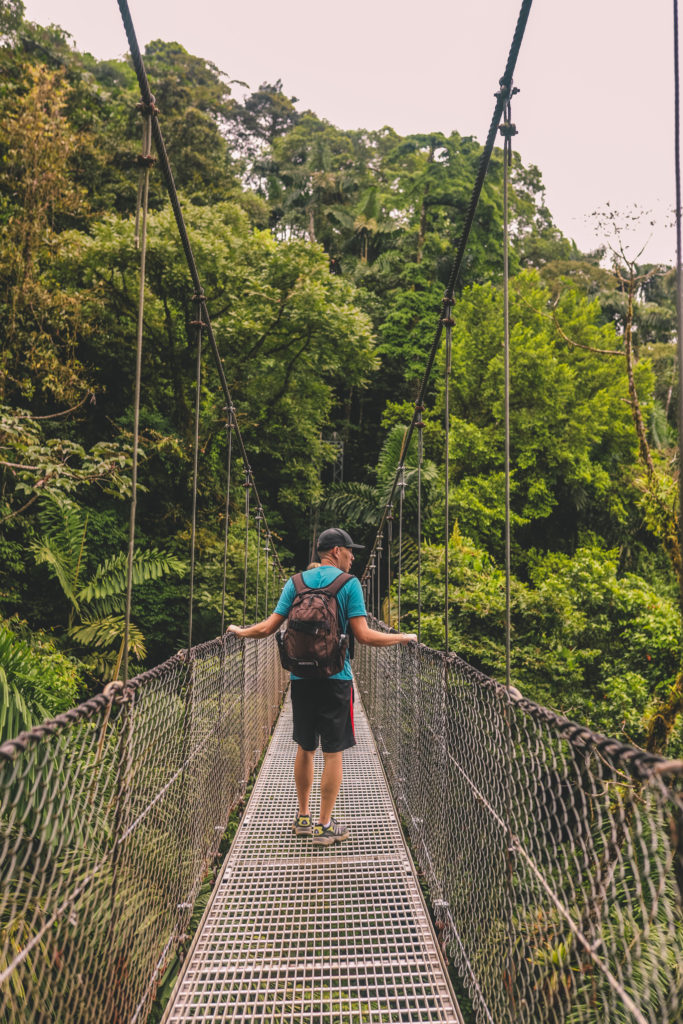 6 Fun Things to do in La Fortuna Costa Rica | Mistico Hanging Bridges Park #simplywander #costarica #lafortuna #misticohangingbridges