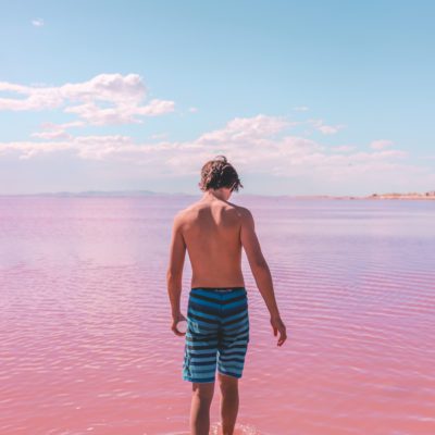 How to Find the Pink Lake in Utah | Stansbury Island #simplywander #utah #pinklake #stansburyisland