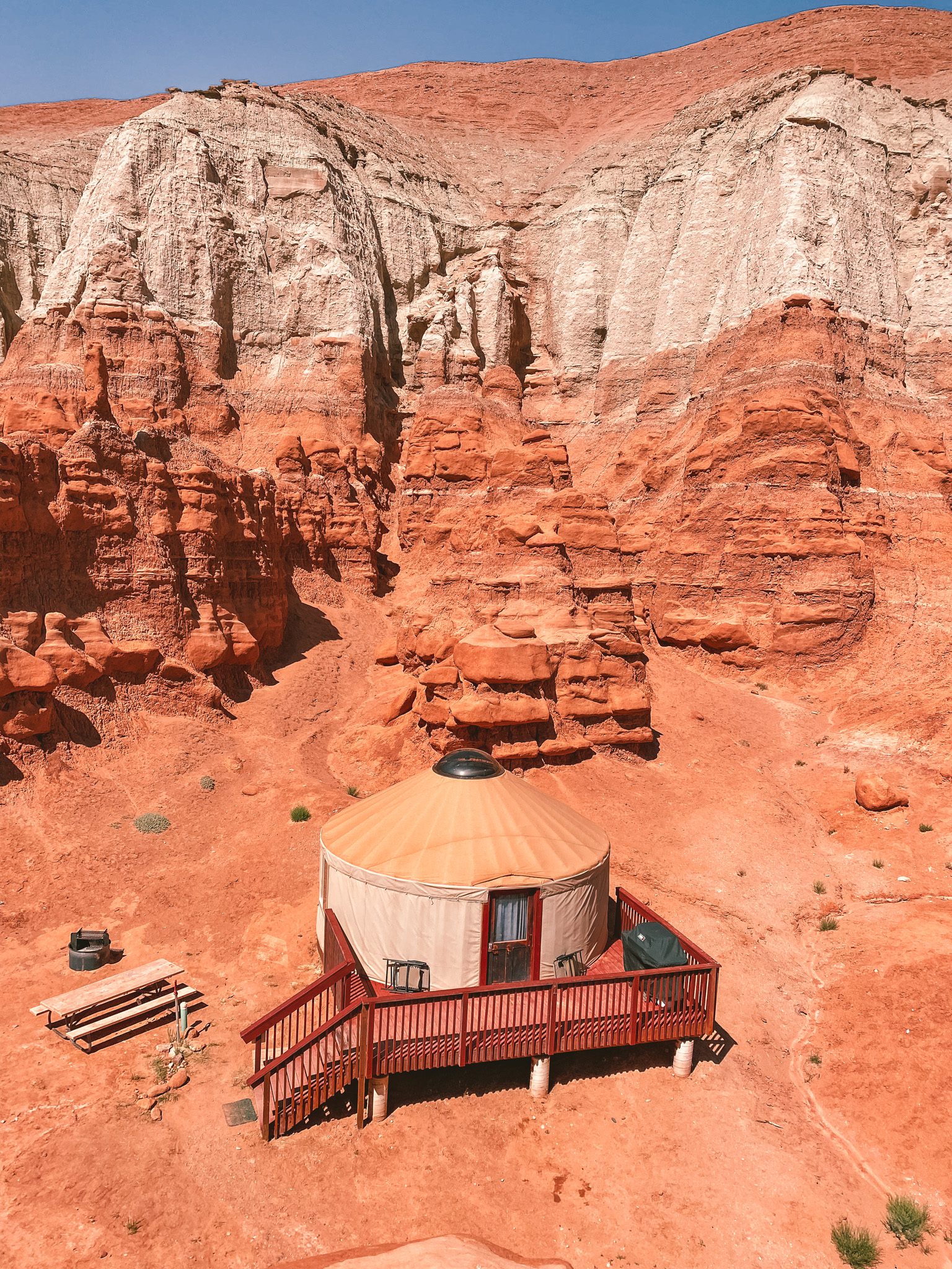 Goblin valley clearance state park yurt