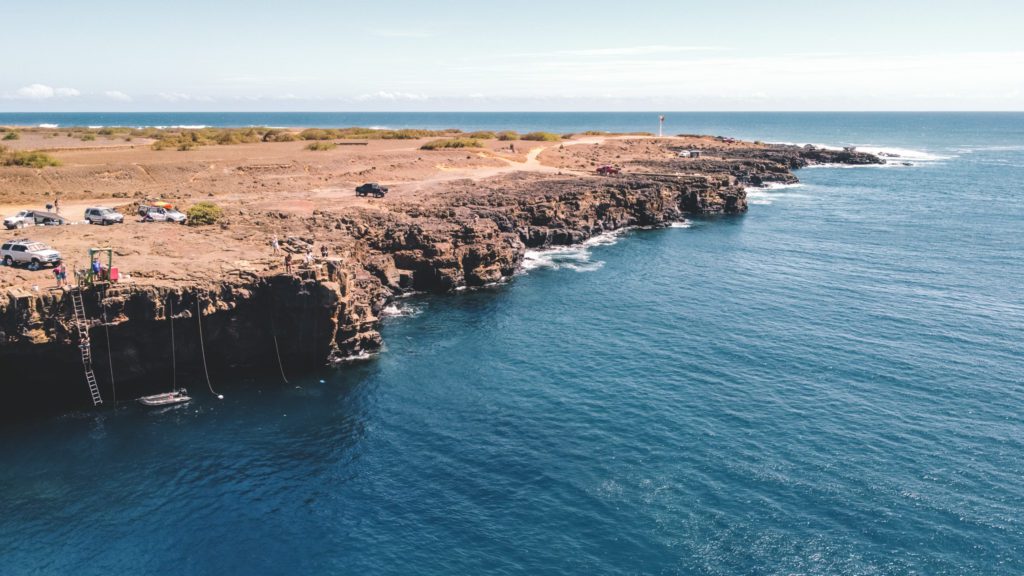 South Point Hawaii: A Big Island Hidden Gem | Cliff jumping at South Point #simplywander