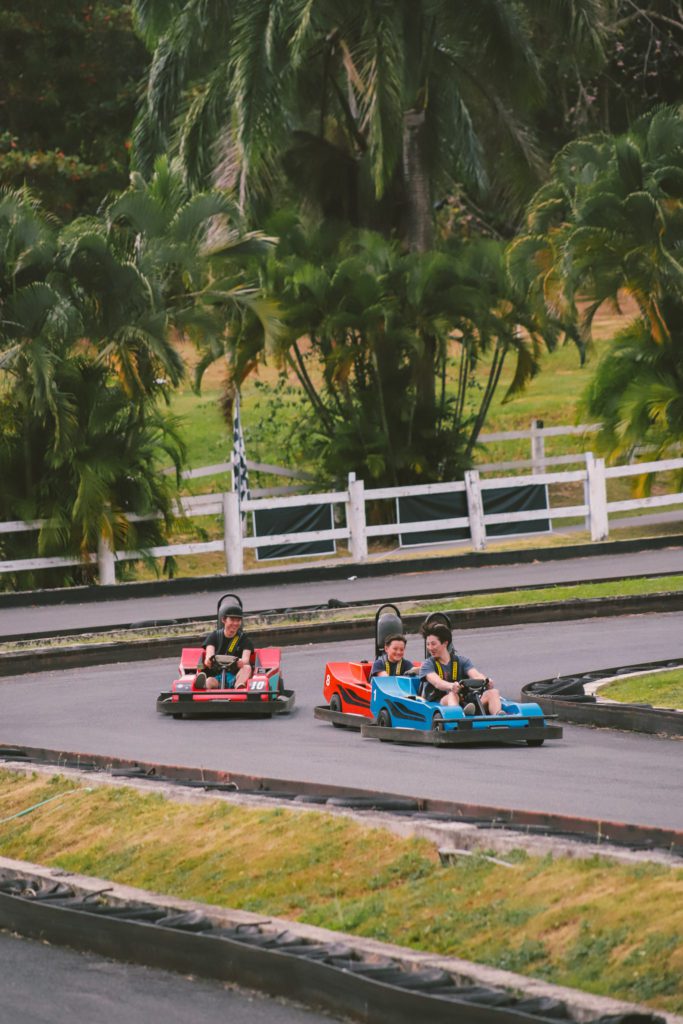 What to expect when visiting Carabalí Rainforest Park in Puerto Rico | Go-kart track #simplywander