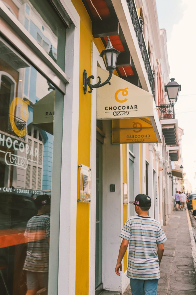 12 Things to do in Old San Juan Puerto Rico | Frozen hot chocolate from Chocobar Cortes #simplywander