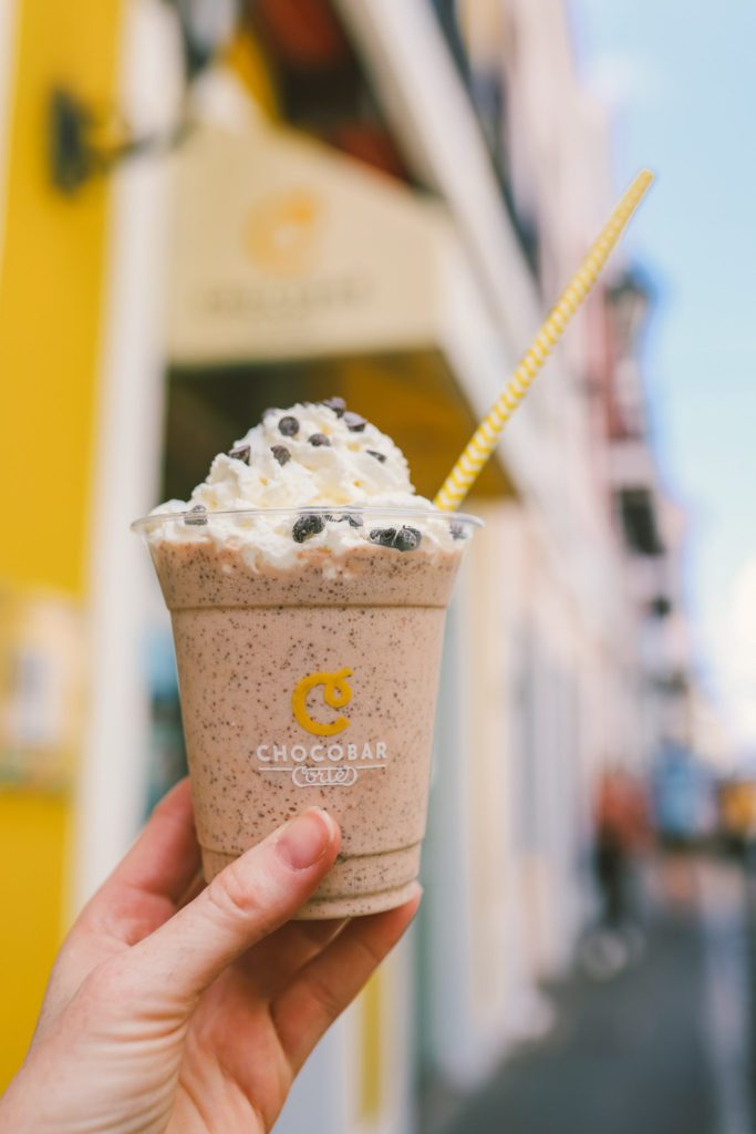 12 Things to do in Old San Juan Puerto Rico | Frozen hot chocolate from Chocobar Cortes #simplywander