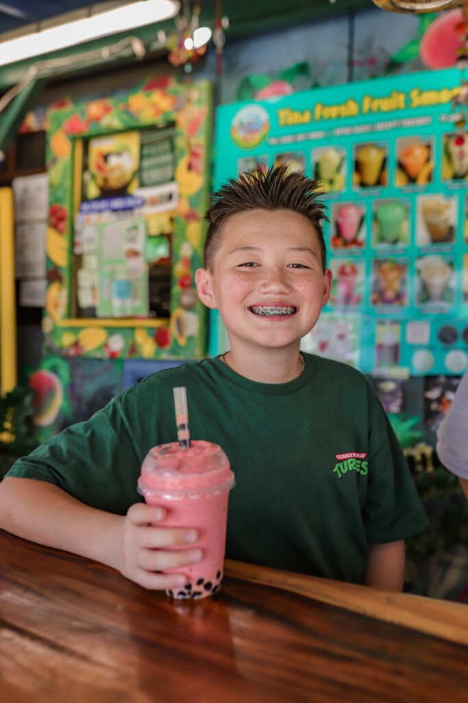Tina Fresh Fruit Smoothies, Oahu, Hawaii