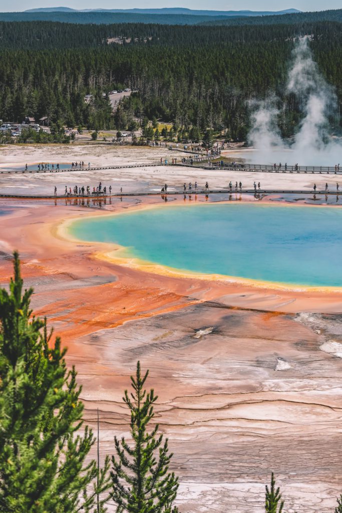 Best Things to do in Yellowstone National Park | Grand Prismatic Spring Overlook Trail #simplywander