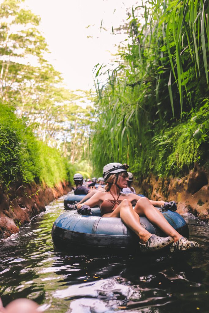 29 Bucket List Things to Do in Kauai With Kids | Backcountry Tubing #simplywander