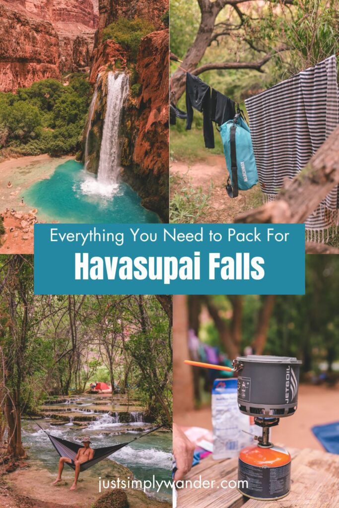 A Complete Havasupai Packing List | Simply Wander