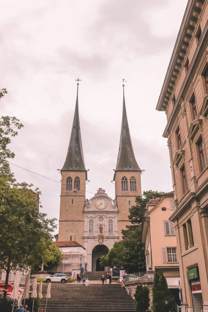 Hof Church Luceren, Switzerland