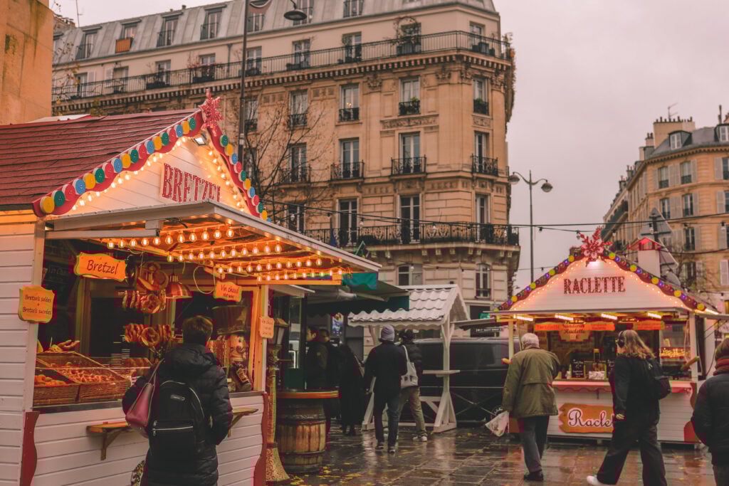 Saint -Germain-des-Prés Christmas Market, Paris, France