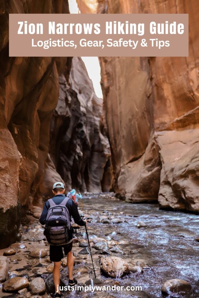 The Narrows in Zion National Park, Utah