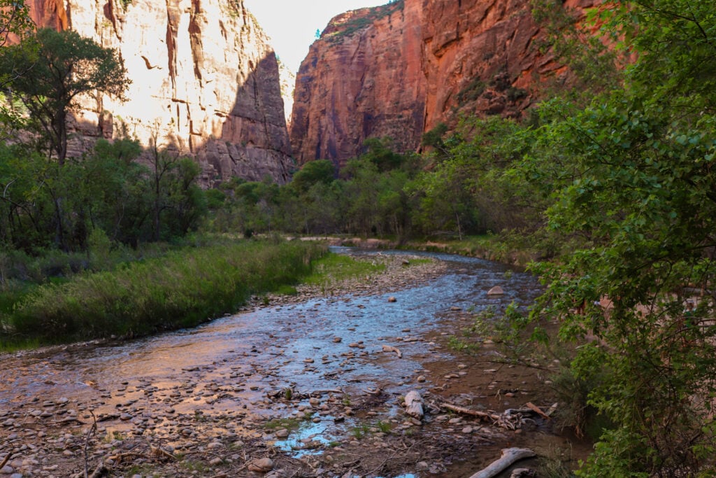 The Narrows in Zion National Park, Utah