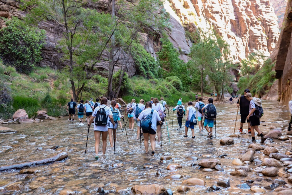 The Narrows in Zion National Park, Utah