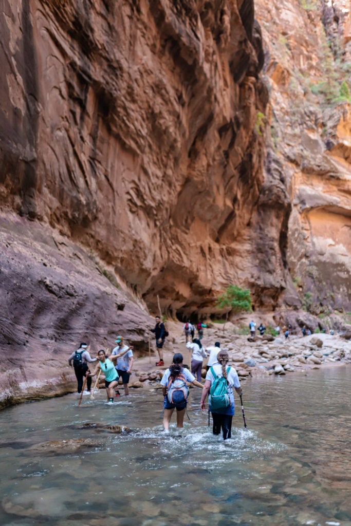 The Narrows in Zion National Park, Utah