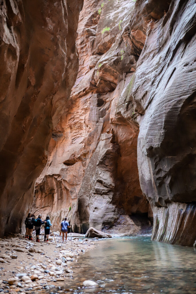 The Narrows in Zion National Park, Utah