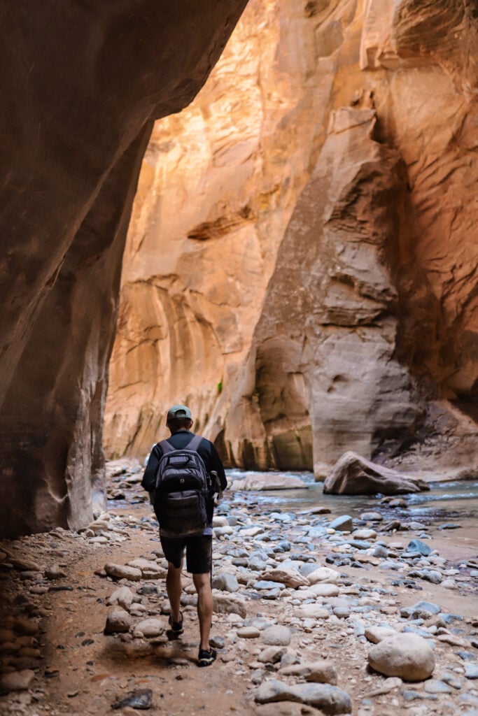 The Narrows in Zion National Park, Utah